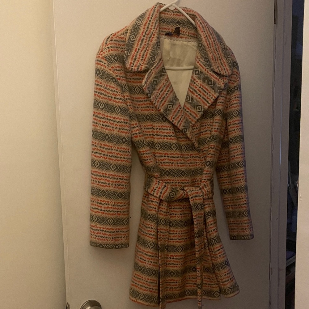 Vintage Pendelton Women's Belted wool Coat